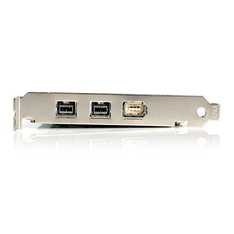 StarTech PCI1394B_3 3 Port 2b 1a PCI 1394b FireWire Adapter Card with DV Editing Kit